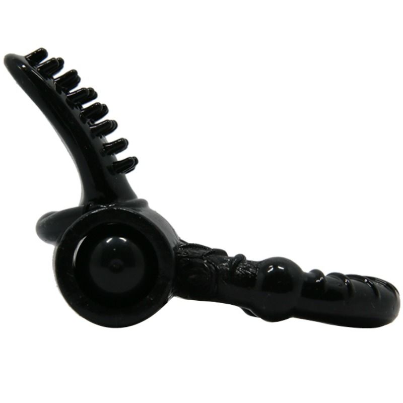 Enhance intimacy with the Baile Rabbit Vibrating Cock Ring. Strong vibrations, body-safe silicone, and clitoral stimulation for intensified pleasure. Batteries included.2