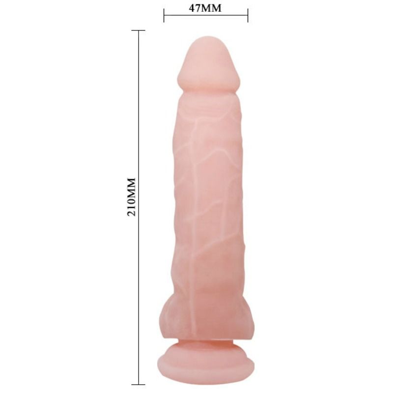 BAILE - Realistic Flexible TPR Dildo Suction Base