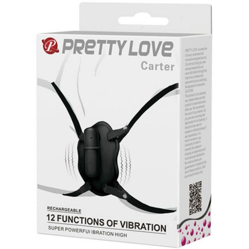PRETTY LOVE - Strap On Carter Vibrating Bullet by DelighToys