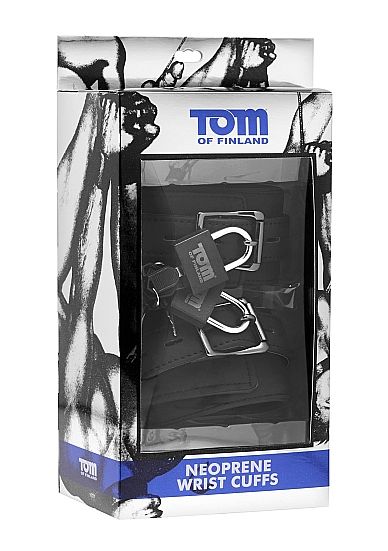 TOM OF FINLAND - Neoprene Wrist Cuffs Lock by DelighToys