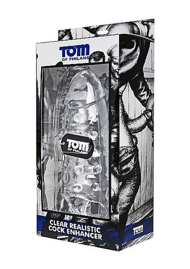 Tom Of Finland Clear Realistic Cock Enhancer Sleeve Realistic Dildo – Realistic Dildos – product photo 2