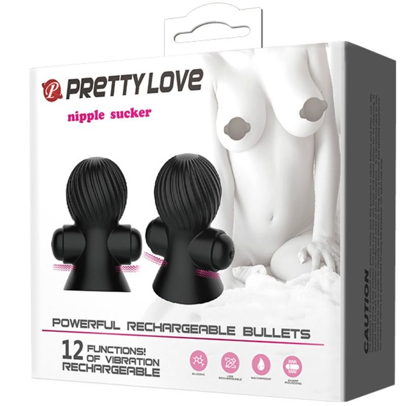 Pretty Love - Nipple Stimulators 12 Vibration Modes