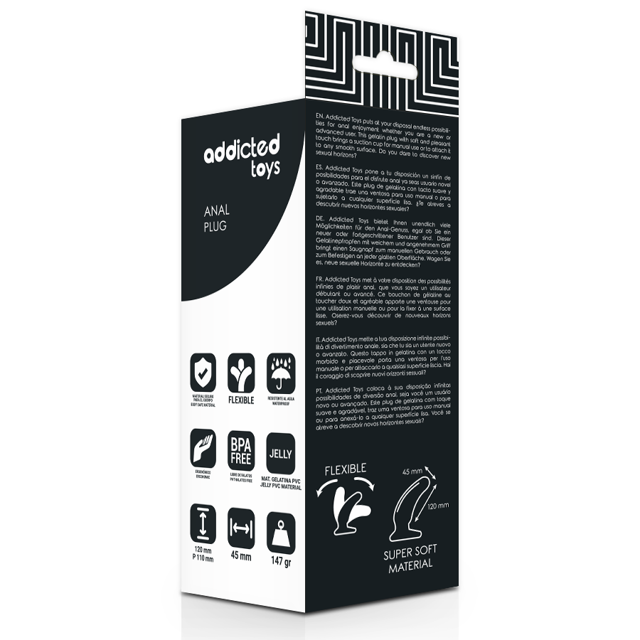 Explore intense pleasure with the Addicted Toys Anal Plug Spot. Made from American TPR, it’s phthalate-free, hypoallergenic, and designed for targeted P-spot stimulation.5