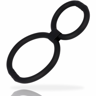 Addicted Toys Adjustable Silicone Cock and Ball Ring – Cock Rings – product photo 2