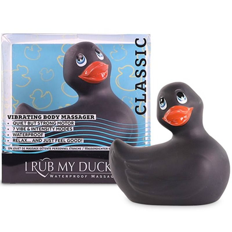 Big Tease Toys - I Rub My Duckie Classic Vibrating Duck Black