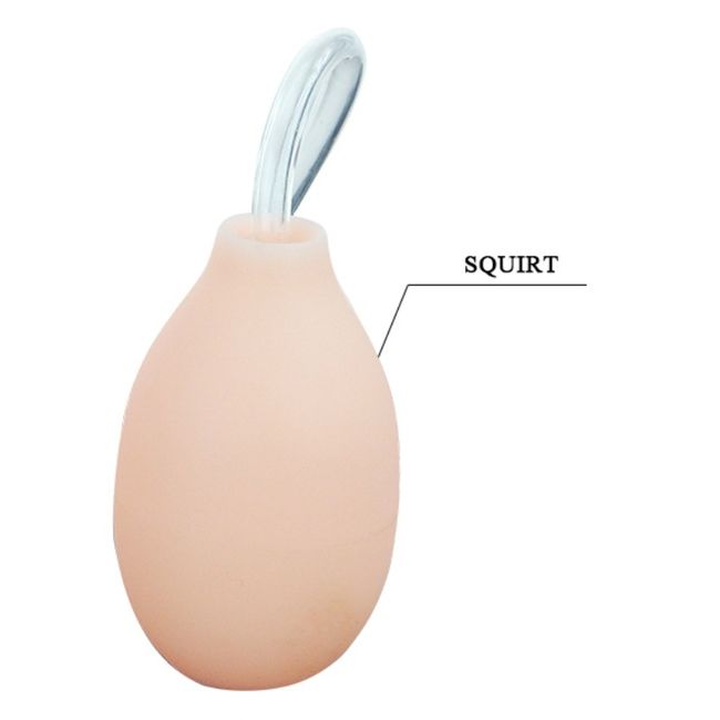 Enjoy realistic ejaculation with Baile Squirting Vibrator Dildo featuring multi-speed vibrations and suction base. Ships UK & EU. Order now for ultimate pleasure!5