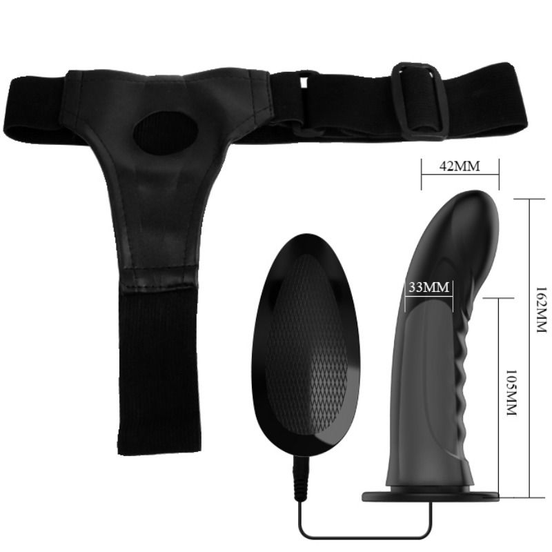 PRETTY LOVE - Marvin Strap On Vibration and Hollow Dildo