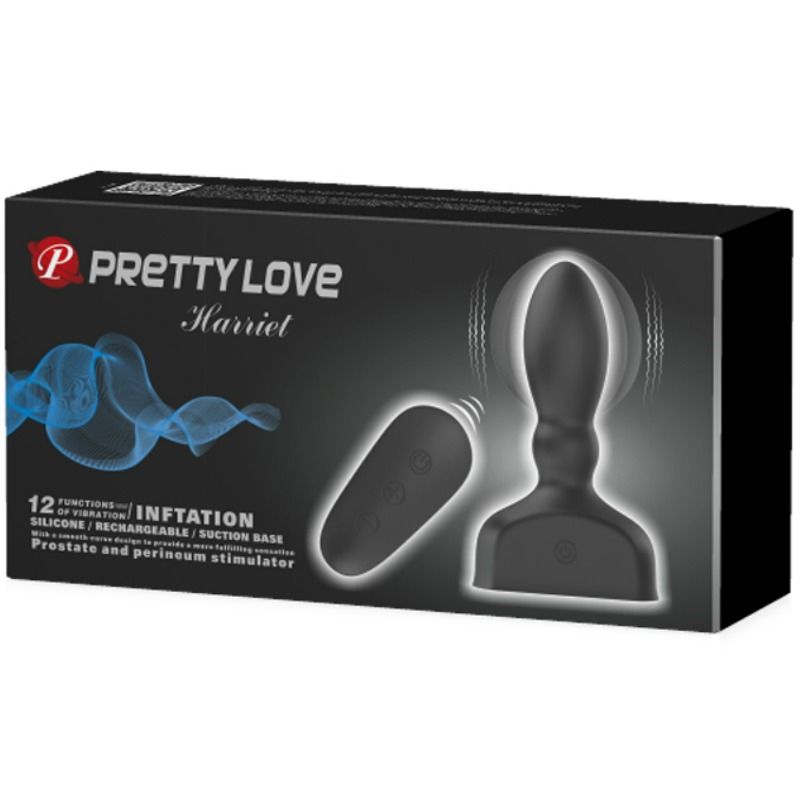 PRETTY LOVE - Marriel Prostatic Vibrator and Inflatable Plug by DelighTo