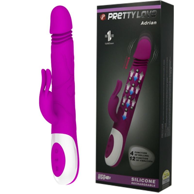 PRETTY LOVE - Adrian Rechargeable Multifunctional Vibrator