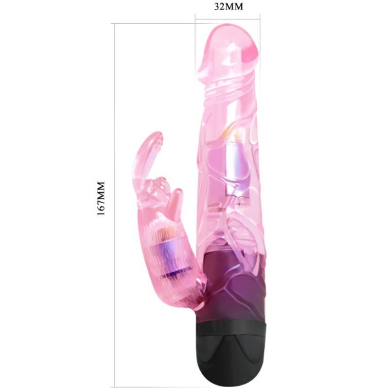 Enjoy powerful, customizable pleasure with Baile Clitoral Stim Rabbit Vibrator. 10 modes and waterproof. Ships UK & EU. Order now for intense stimulation!8
