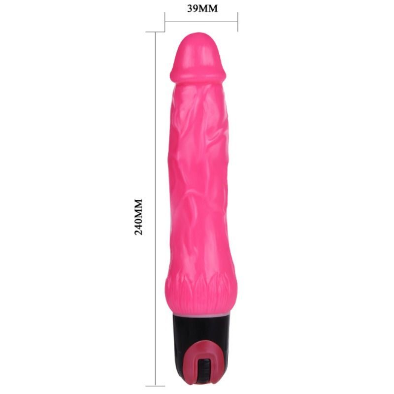 Enjoy powerful sensations with Baile Multispeed Dildo Vibrator. Veiny texture and customizable vibrations. Ships UK & EU. Order now for ultimate pleasure!77