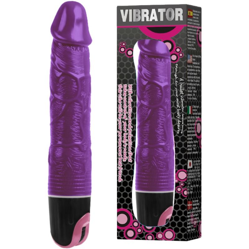 Experience soft, veiny texture and Baile Lilac Multispeed Vibrator. Durable TPR & ABS. Ships UK & EU. Order now for ultimate pleasure!3