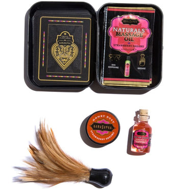 Kamasutra Weekender Tin Kit – Strawberry Dreams Couples Kit Lubricant – Lubricants – product photo 2