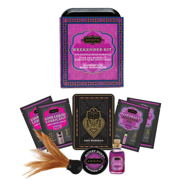 Kamasutra Weekender Tin Kit – Raspberry Kiss Couples Kit Lubricant – Lubricants – product photo 2