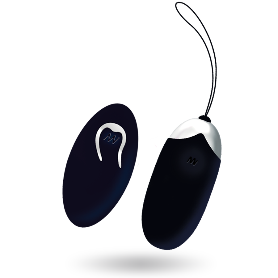 Intense - Flippy Ii Vibrating Egg With Remote Control Black