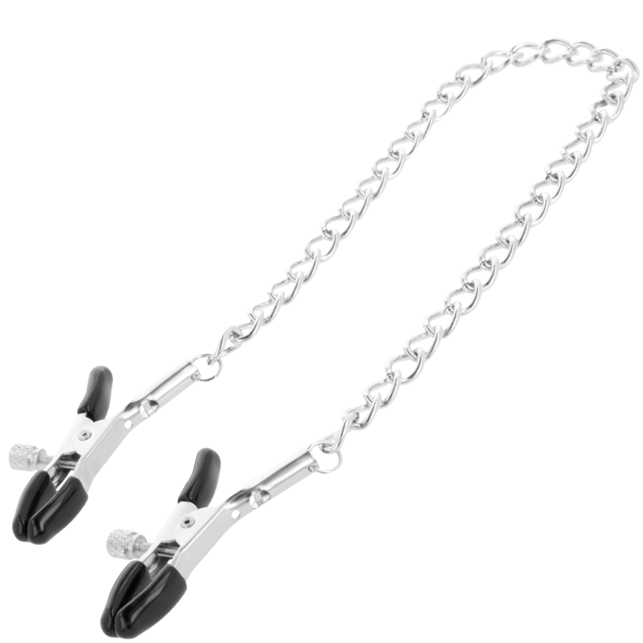DARKNESS - Adjustable Nipple Clamps – Nickel – Free Metal