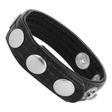 DARKNESS - Adjustable Leather Ring by DelighToys