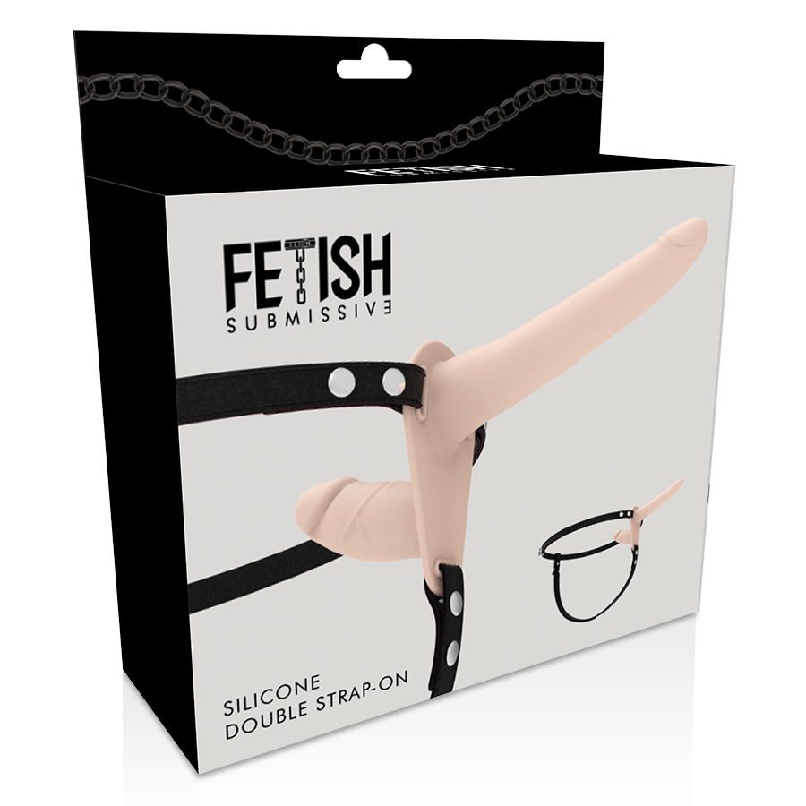 Fetish Submissive Harness - Double Penetration Flesh
