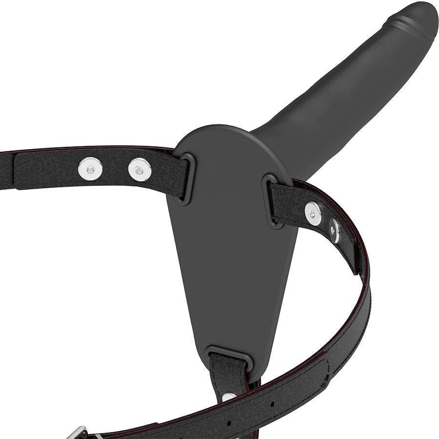 Fetish Submissive Harness - Black Silicone 15 Cm