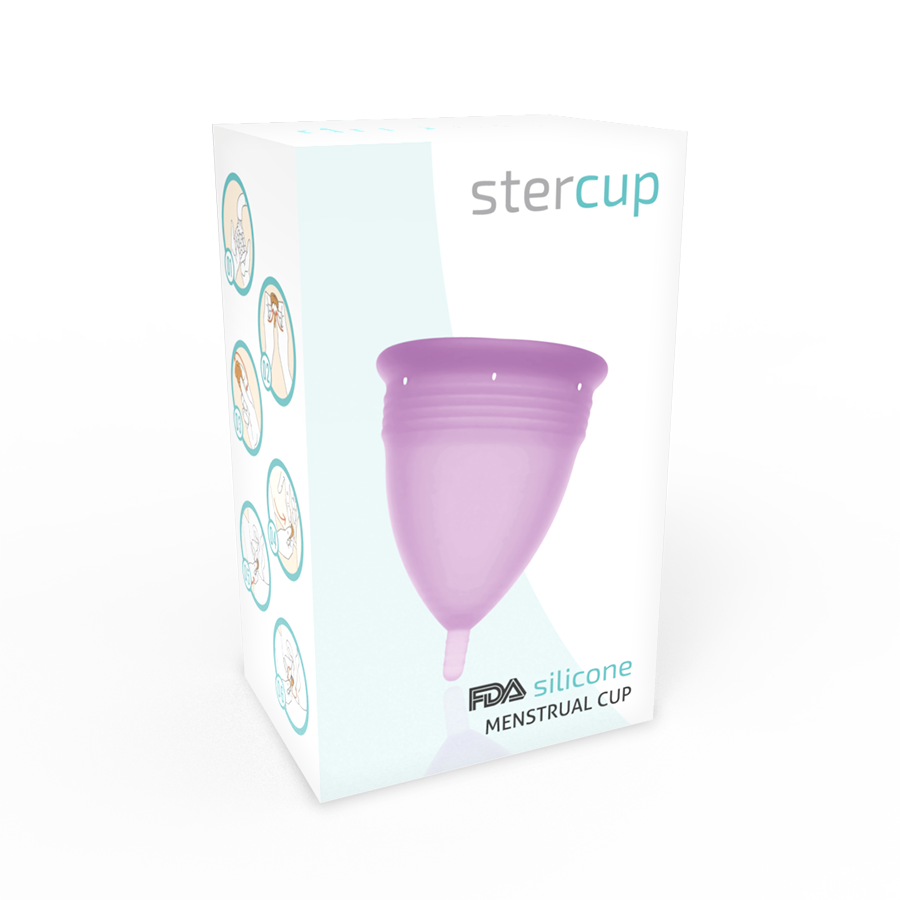 Stercup - Fda Silicone Menstrual Cup Size L Lilac