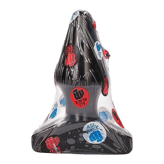 Experience deep pleasure with the All Black Plug Anal Pleasurer. Cone-shaped for easy insertion and stretching. Waterproof, body-safe, and compatible with all lubricants.3