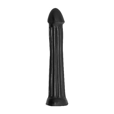 Enjoy enhanced sensations with the All Black Anal Plug Dildo. Deep grooves, soft-touch, body-safe, and perfect for intense play. Compatible with all lubricants.2