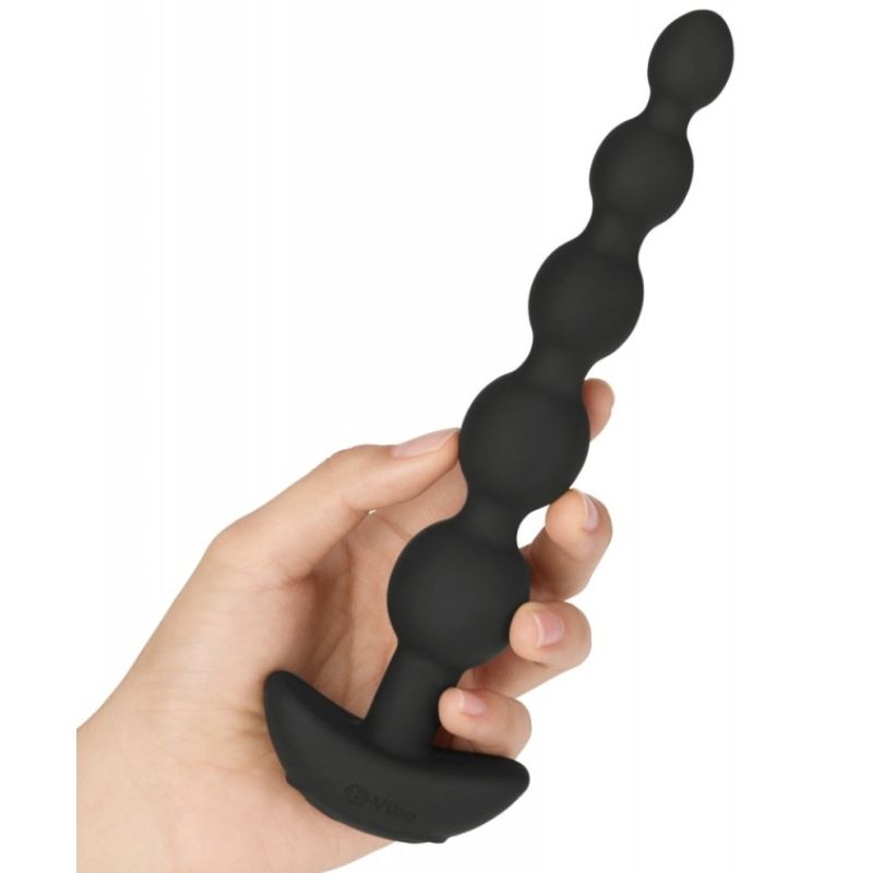 Explore deep anal pleasure with B-Vibe Five Anal Beads. 6 vibration levels, 15 patterns, remote control, USB rechargeable, travel lock, and body-safe silicone.2
