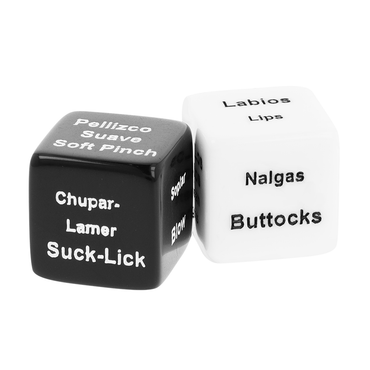 BLACK&SILVER - Black & Silver Dice for Couples – DelighToys