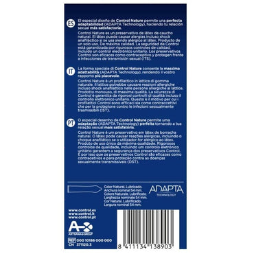 Control Adapta Nature Lubricated Latex Condoms – Condoms – product photo 2