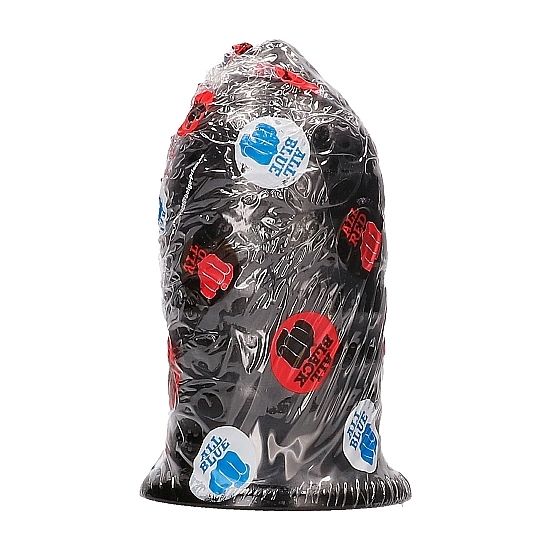 The All Black Thick Anal Plug’s ribbed, 8 cm diameter design provides intense anal stimulation. Hypoallergenic, body-safe, and compatible with water and silicone-based lubricants.3