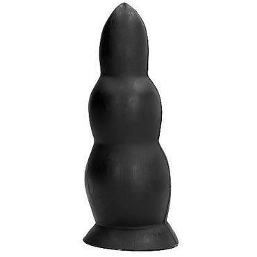 Experience intense pleasure with the All Black Anal Plug Penetrator. Gradually thickens for extreme sensation. Body-safe and compatible with water or silicone lubricants.2