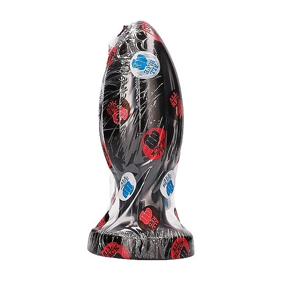 Discover full satisfaction with the All Black Anal Plug Smooth. Grooved, body-safe, and compatible with water or silicone-based lubricants for deep, smooth pleasure.3