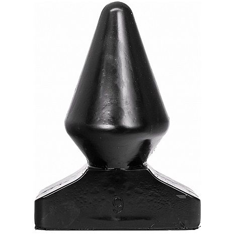 Enjoy deep stretching with the All Black Anal Plug Cone Shaped. Large, tapered, and body-safe for intense pleasure. Waterproof and compatible with water or silicone lubricants.2
