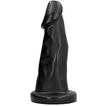 Enjoy deep pleasure with the All Black Dong Open Head. Long, curved, and lifelike with an open head. Body-safe and compatible with water and silicone lubricants.2