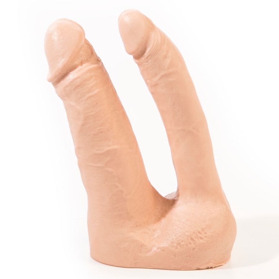 Pink Room - Arthus Realistic Double Dildo Flesh 17Cm/15.5Cm