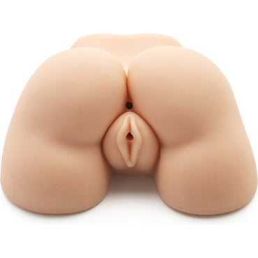 Close-up of the masturbator's soft TPR material and anatomically molded shape