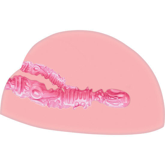 Packaging of the Act -Anal Vagina Masturbator Vibrator with brand DelighToys visible