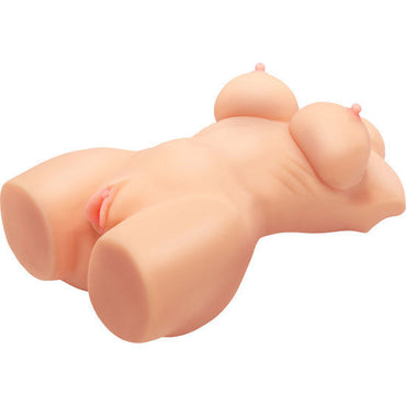 Act - Realistic Masturbator showing dual orifices and soft TPR material