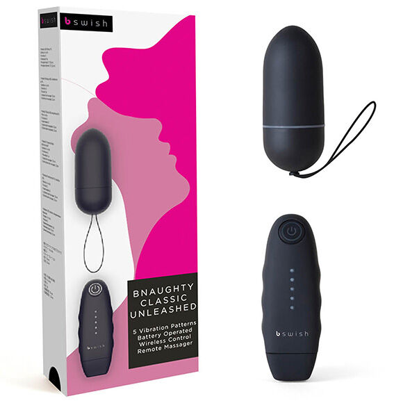 Explore discreet, powerful stimulation with B Swish Bnaughty Bullet Vibrator. 5 remote functions, waterproof, body-safe, and perfect for solo or partner play anytime.4