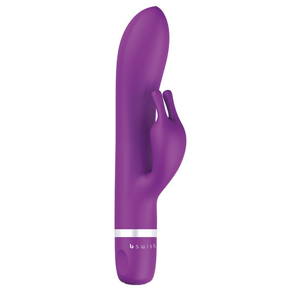 B Swish Bwild Rechargeable Rabbit Vibrator by B Swish offers 5 functions, dual motors, G-spot & clitoral stimulation, and waterproof fun with ultra-quiet performance.2