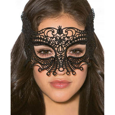 Queen Lingerie One Size Sensual Lace Eye Mask for Couples – Blindfolds & Sex Masks – product photo 2