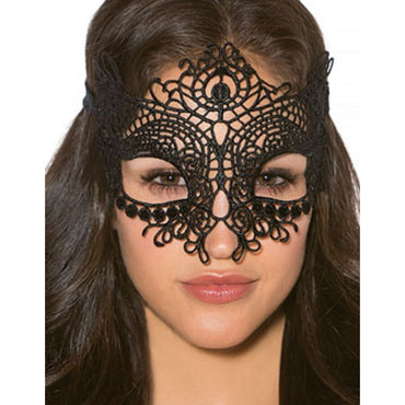 Queen Lingerie Lace Eye Mask, One Size Fits Most – Blindfolds & Sex Masks – product photo 2