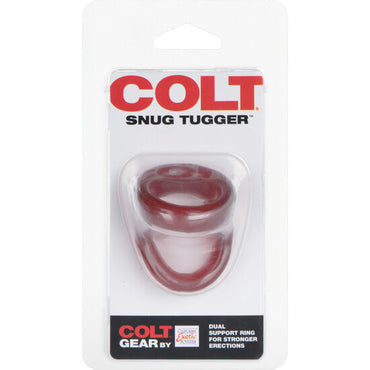 Colt Snug Tugger - Dual Cock and Ball Ring – Cock Rings – BLACK – product photo 2