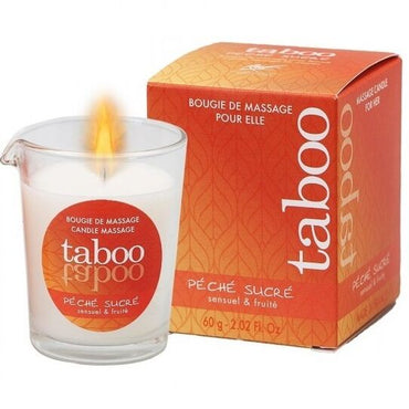 RUF - Taboo Massage Candle Her with Peche Sucre Nectarine Aroma by