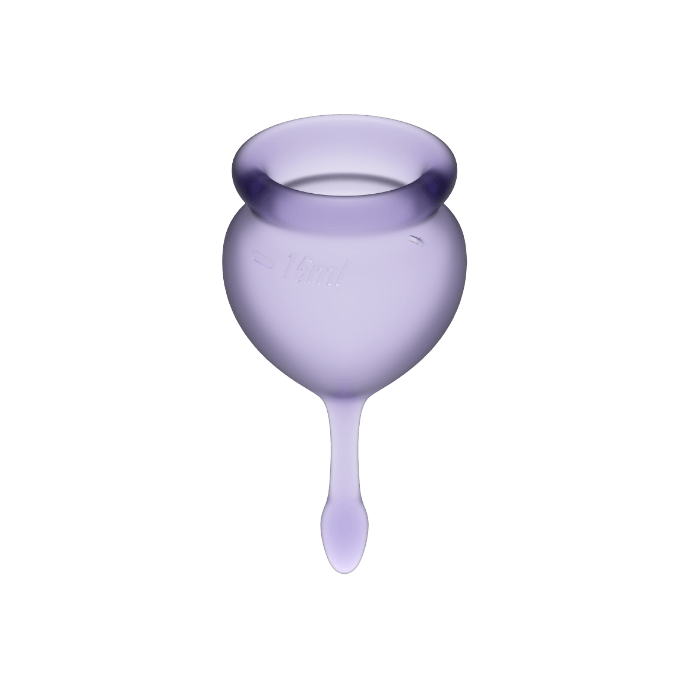 Satisfyer - Feel Good Menstrual Cup Purple 15 + 20 Ml