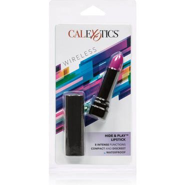 California Exotics Hide & Play Lipstick Bullet Vibrator – Bullet Vibrators – RED – product photo 2