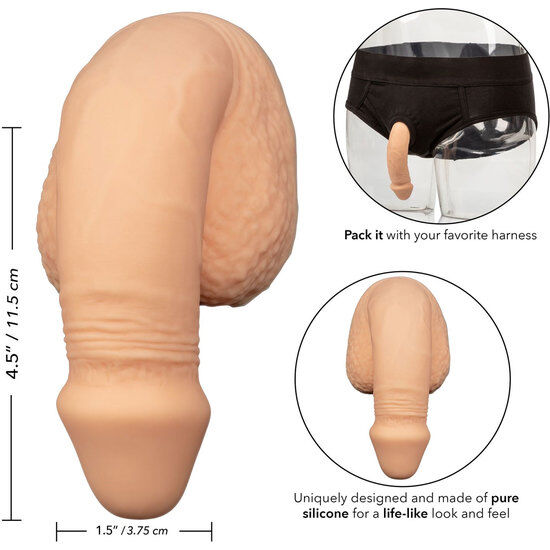 California Exotics - Silicone Packing Penis 12.75 Cm Flesh