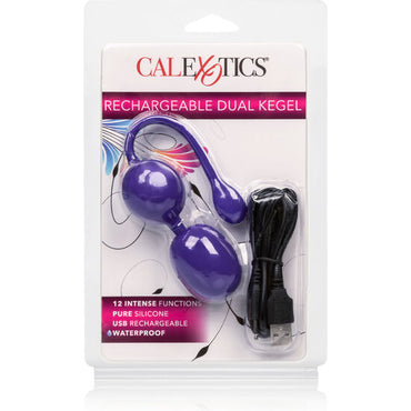 California Exotics Rechargeable Dual Kegel Balls Set – Kegel Balls – PINK – product photo 2