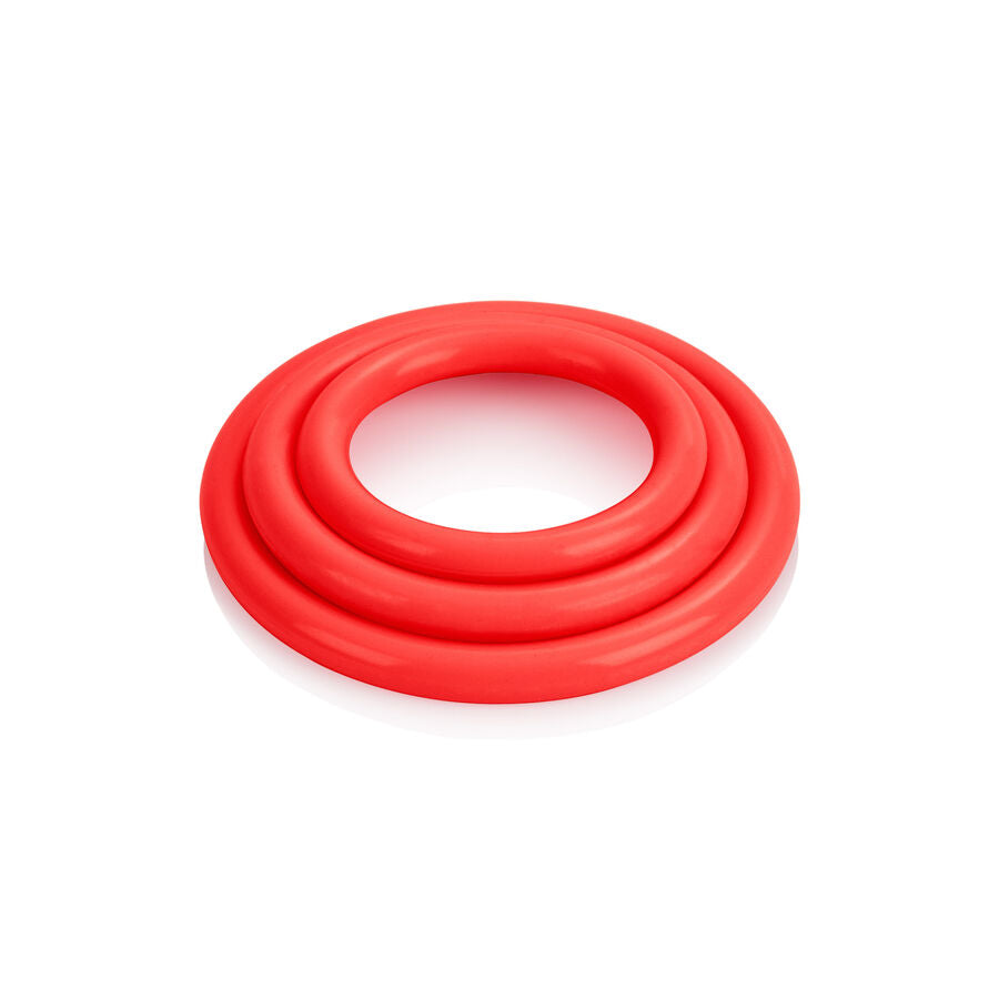 California Exotics - Tri-Rings Set Red