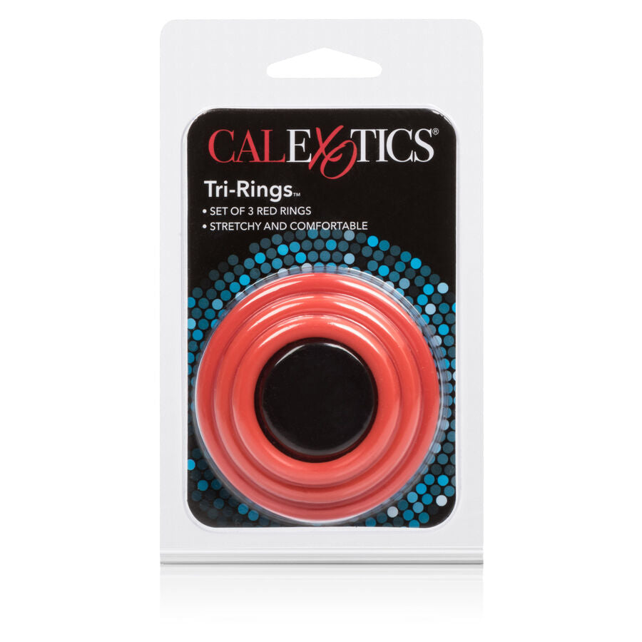 California Exotics - Tri-Rings Set Red